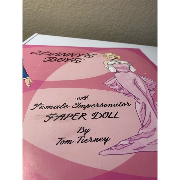 VTG DANNYs BOYS Drag Queen Paper DOLL Book Tom Tierney Female Impersonator NEW - Picture 2 of 10
